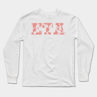 Eta Cow Pattern Long Sleeve T-Shirt